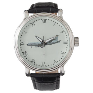 KC135A Stratotanker - römische und Minutenskala Armbanduhr