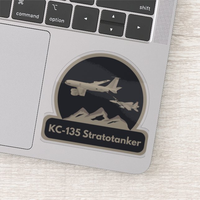 KC-135 Flugzeugbetankung F-15 Aufkleber (Detail)