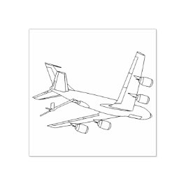 KC-135-Linie Zeichne Boom nach unten drei Quarter  Gummistempel