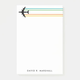 KC-135 Tankjet Stripter Individuelle Name Notepad Post-it Klebezettel