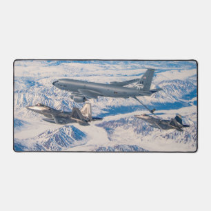 KC-135R STRATOTANKER und F-22A RAPTOR Schreibtischunterlage