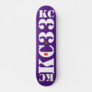 KC 33 JMT Skateboard, 7¾" Deck Skateboard