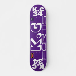 KC 34 OFFICIEL 7 3/4" Skateboard Deck
