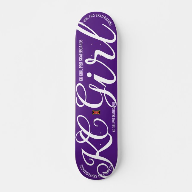 KC GIRL  7 3/4" Skateboard Deck (Vorne)