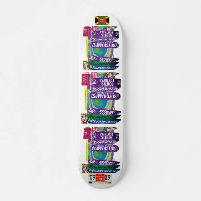 KC JMT SKATEBOARD Skateboard, 7¾ Zoll Deck (Vorne)