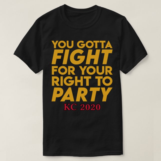 KC Kansas City 2020 KC Fan Arrowhead Red Kingdom T T-Shirt (Design vorne)