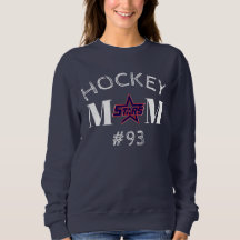 KC Stars - Hockey-Mama (dunkel) mit Spielernummer