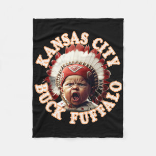 Kc Tailgate Kansas City Grillen Buck Fuffalo Barbe Fleecedecke