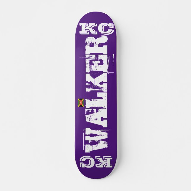 KC WALKER Skateboard, 7¾ Zoll Deck Skateboard (Vorne)