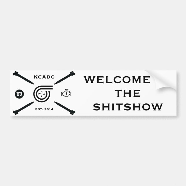 KCADC_LOGO_BUMPER AUTOAUFKLEBER (Vorne)