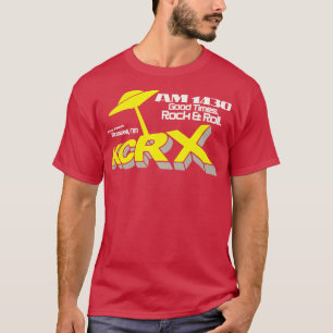 KCRX 1430 Roswell NM Retro Abgeschaltete Radiostat T-Shirt