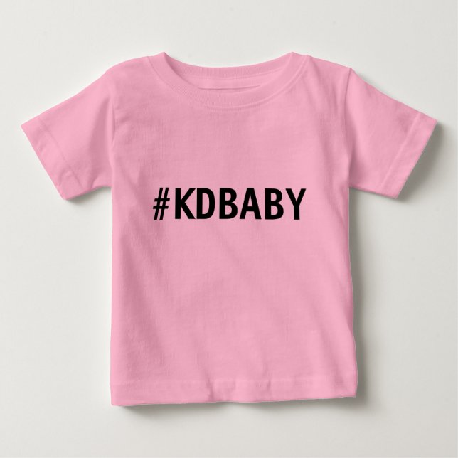 KD Baby Pink Tutu Baby T-shirt (Vorderseite)