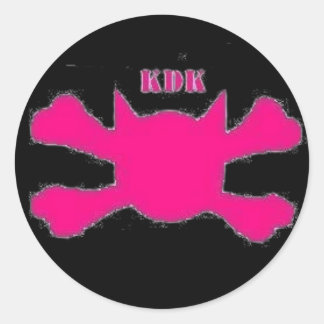 KDK RUNDER AUFKLEBER