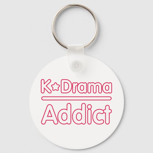 KDrama Addict Schlüsselanhänger (Vorderseite)