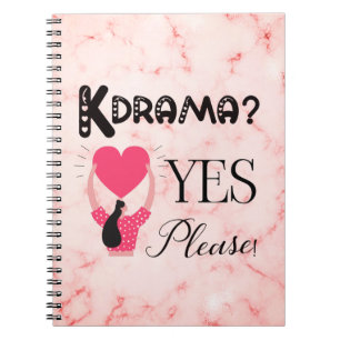 Kdrama? Ja bitte! -Spiralnotizblock Notizblock