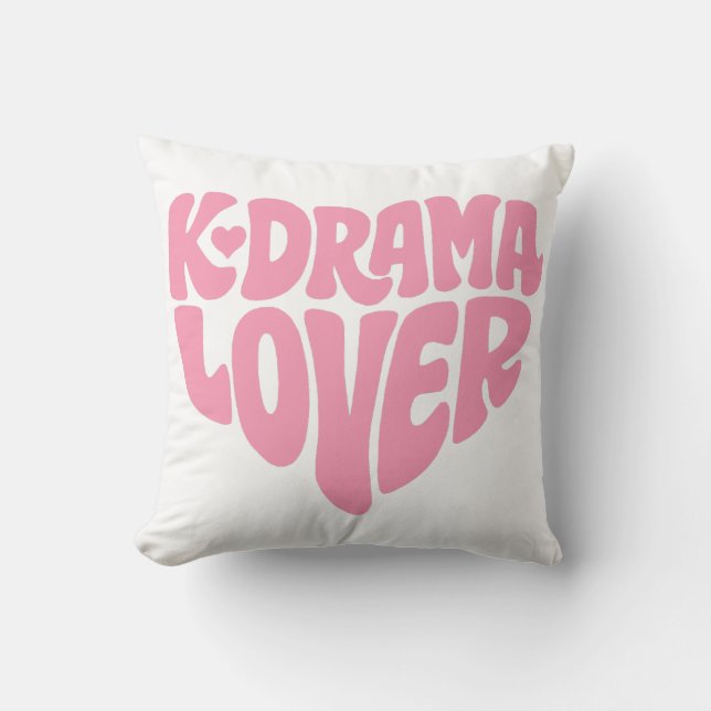 Kdrama Lover Gift Korean Drama Simple Home Decor Kissen (Vorderseite)