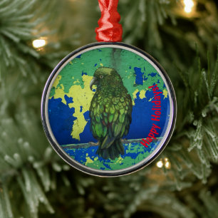 Kea bird Ornament Aus Metall