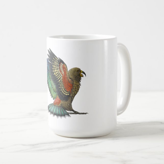 Kea Bird-Tasse Kaffeetasse (VorderseiteRechts)