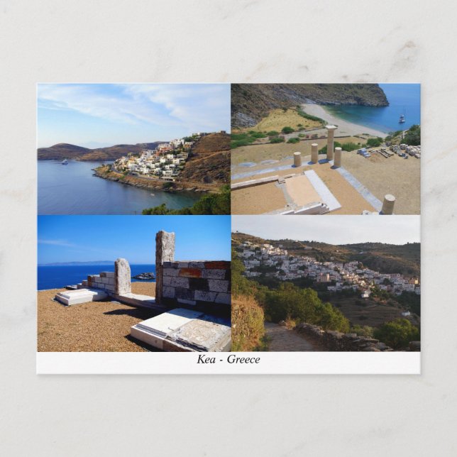 Kea - Griechenland Postkarte (Vorderseite)