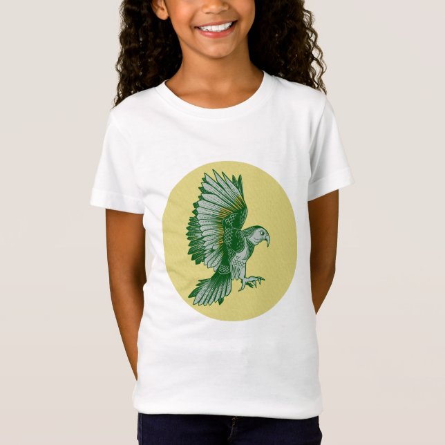 Kea New Zealand Bird T-Shirt (Vorderseite)