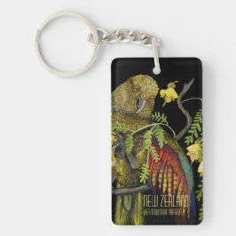 Kea New Zealand Mountain Parrot Schlüsselanhänger