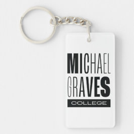Kean MGC Michael Graves College Porte - clé acryli