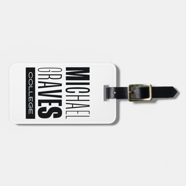 Kean MGC Michael Graves Gepäckanhänger (Vorderseite horizontal)