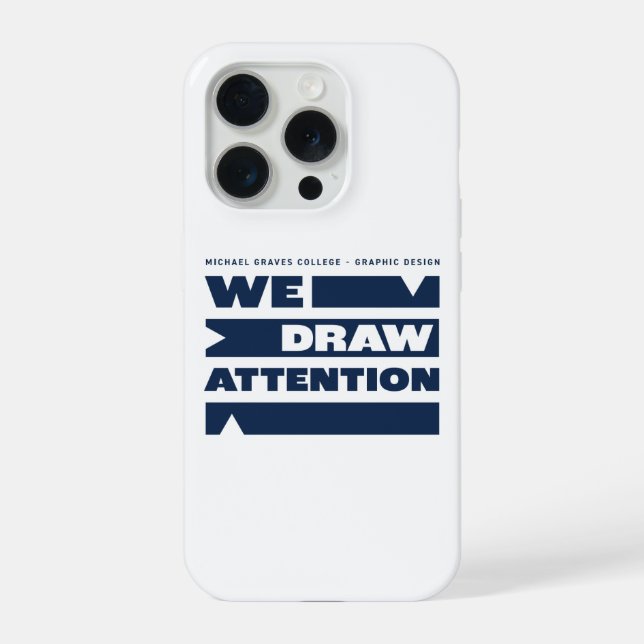 Kean MGC Wir Zeichnete Aufmerksamkeit iPhone 15 Pro Hülle (Rückseite)