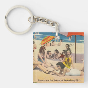 Keansburg, New Jersey Beach Scene - Antique