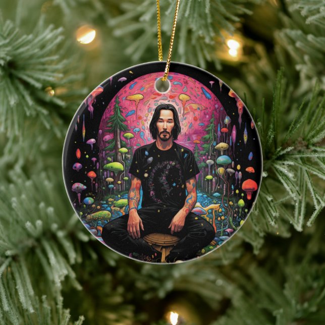 Keanu Reeves Ornement de méditation de la paix de  (Arbre)