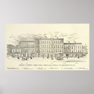 Kearny, Kalifornien- und Sacramentowestseite Poster