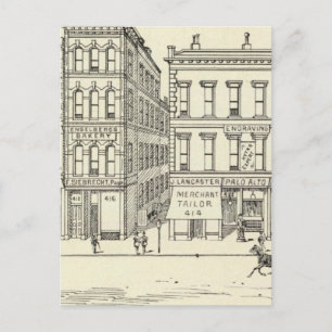 Kearny, Pine und California East Side Postkarte