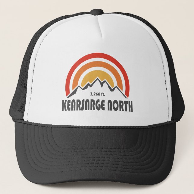 Kearsarge North New Hampshire Truckerkappe (Vorderseite)