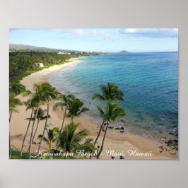 Keawakapu Beach - Maui, Hawaii | Poster (Matte)