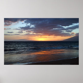 Keawakapu Sunset Poster