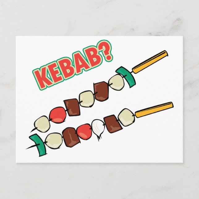 Kebab? Postkarte (Vorderseite)