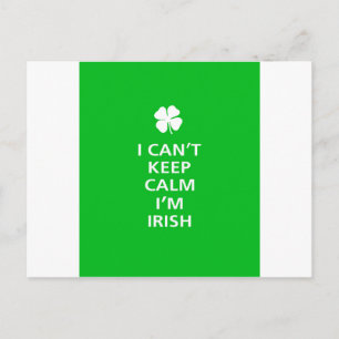 Kee Calm Im Irish Postkarte