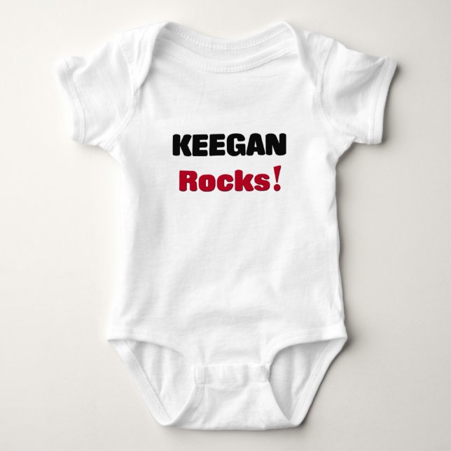 Keegan Felsen Baby Strampler (Vorderseite)