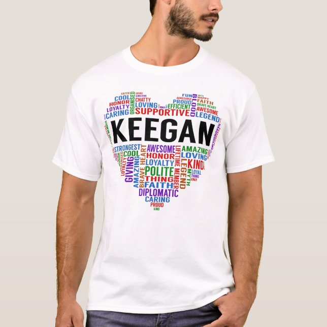 KEEGAN Legend Heart T-Shirt (Vorderseite)