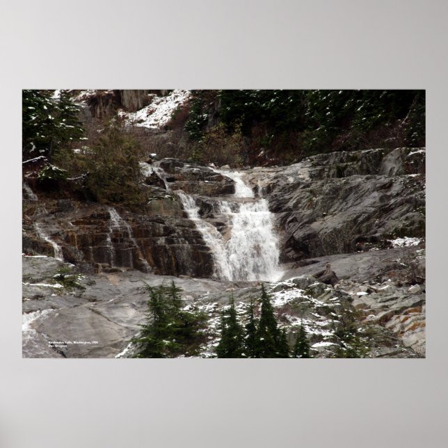 Keekwulee Falls, Washington, USA Poster (Vorne)