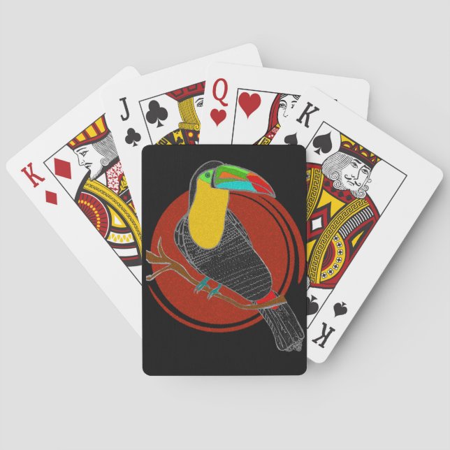 Keel-Billed Toucan Classic Playing Cards Spielkarten (Rückseite)
