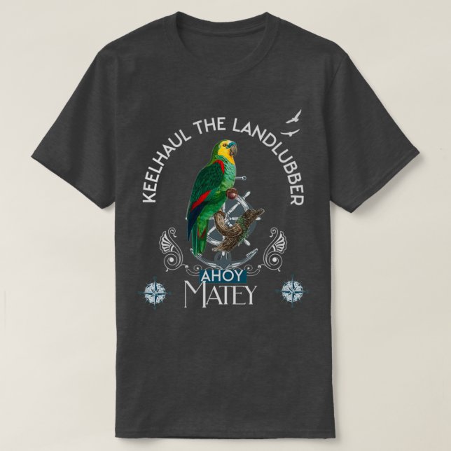 Keelhaul Der Landlubber T-Shirt (Design vorne)