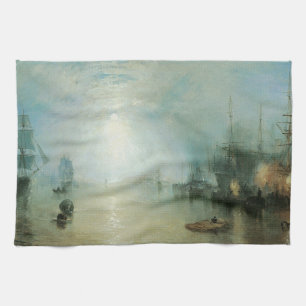 Keelmen Heaving Coals, Mondlicht von Joseph Turner Geschirrtuch