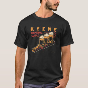Keene Drinking Squad New Hampshire Beer Nh Booze T-Shirt