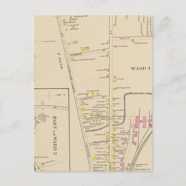 Keene, Ward 12 Postkarte (Vorderseite)