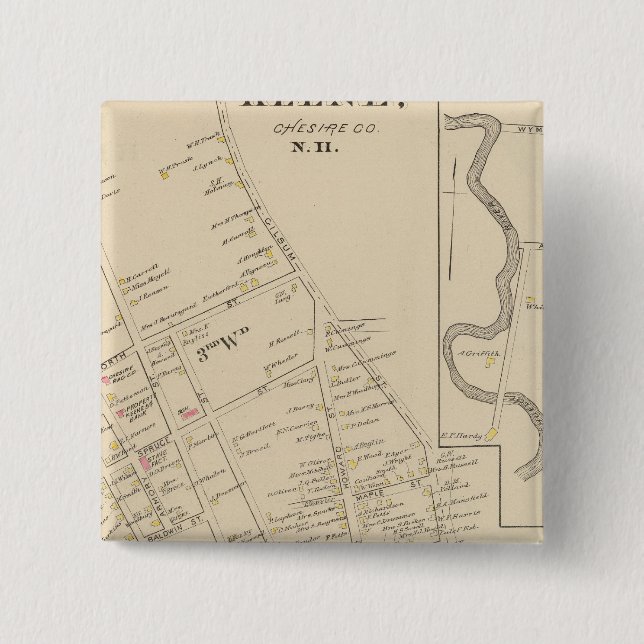 Keene, Ward 3, 5 Button (Vorderseite)