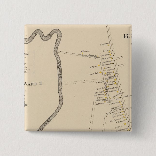 Keene, Ward 4 Button (Vorderseite)