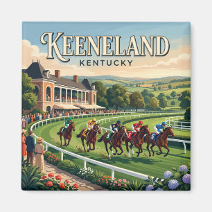 Keeneland-Rennbahn Lexington Kentucky Magnet