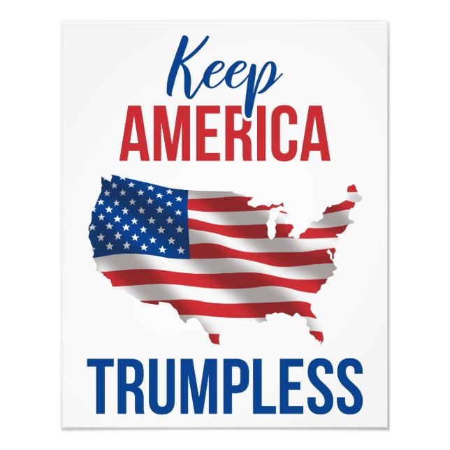 Keep America Trumpless V Fotodruck (Vorne)