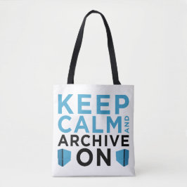 Keep Calm and Archive On (USA Tote) Tasche
